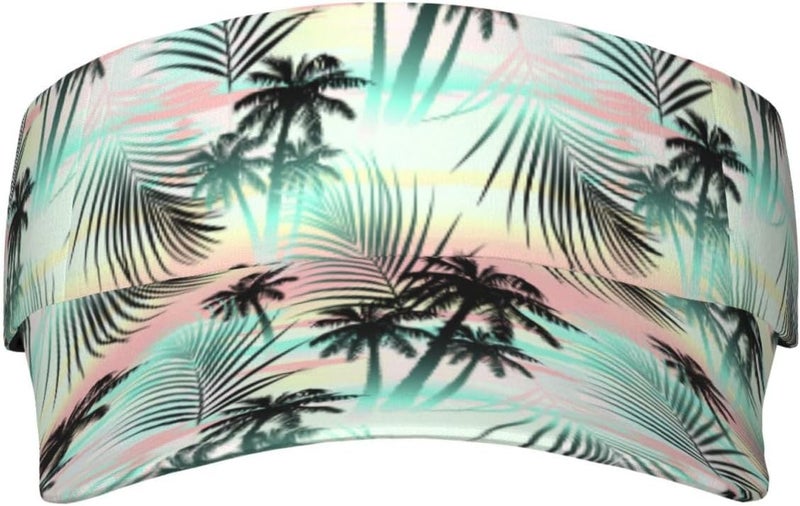Gianlaima Sports Sun Visor Hats for Women Men Adjustable Lightweight Packable Sun Visor Hat Beach Pool Golf Tennis - Image 2